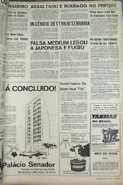 Página do jornal Correio do Ceará de setembro de 1971