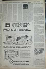 Página do jornal Correio do Ceará de outubro de 1971