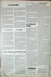 Página do jornal Correio do Ceará de outubro de 1971