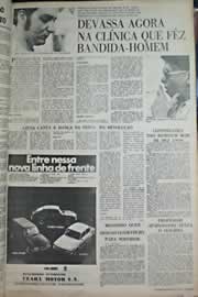 Página do jornal Correio do Ceará de outubro de 1971