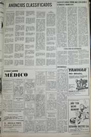 Página do jornal Correio do Ceará de outubro de 1971