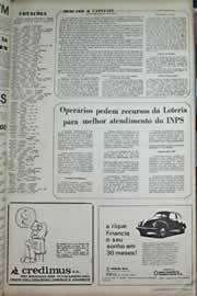 Página do jornal Correio do Ceará de outubro de 1971