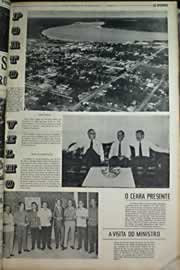 Página do jornal Correio do Ceará de outubro de 1971