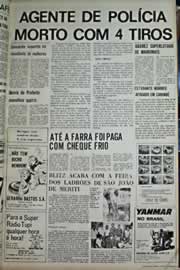 Página do jornal Correio do Ceará de outubro de 1971