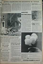 Página do jornal Correio do Ceará de outubro de 1971