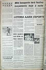 Página do jornal Correio do Ceará de outubro de 1971