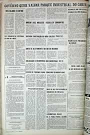 Página do jornal Correio do Ceará de outubro de 1971