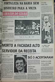 Página do jornal Correio do Ceará de outubro de 1971