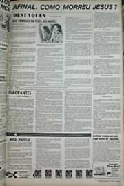 Página do jornal Correio do Ceará de outubro de 1971