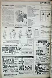 Página do jornal Correio do Ceará de outubro de 1971