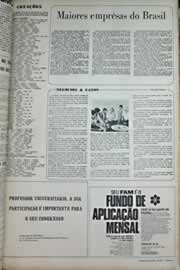 Página do jornal Correio do Ceará de outubro de 1971