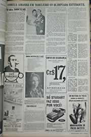 Página do jornal Correio do Ceará de outubro de 1971