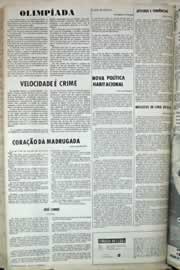 Página do jornal Correio do Ceará de outubro de 1971