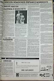 Página do jornal Correio do Ceará de outubro de 1971