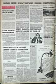 Página do jornal Correio do Ceará de outubro de 1971