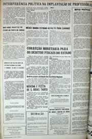 Página do jornal Correio do Ceará de outubro de 1971