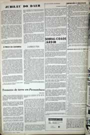 Página do jornal Correio do Ceará de outubro de 1971