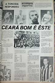 Página do jornal Correio do Ceará de outubro de 1971
