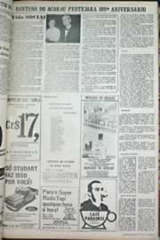 Página do jornal Correio do Ceará de outubro de 1971