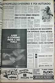 Página do jornal Correio do Ceará de outubro de 1971