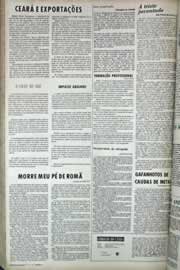 Página do jornal Correio do Ceará de novembro de 1971