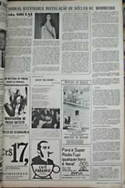 Página do jornal Correio do Ceará de novembro de 1971