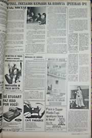 Página do jornal Correio do Ceará de novembro de 1971