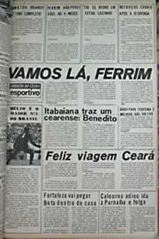 Página do jornal Correio do Ceará de novembro de 1971