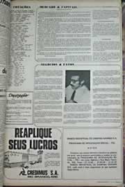 Página do jornal Correio do Ceará de novembro de 1971