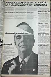 Página do jornal Correio do Ceará de novembro de 1971