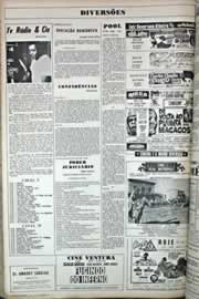 Página do jornal Correio do Ceará de novembro de 1971