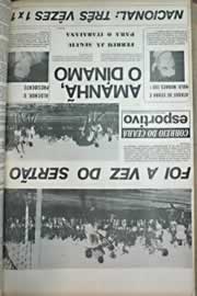 Página do jornal Correio do Ceará de novembro de 1971