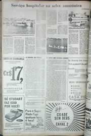 Página do jornal Correio do Ceará de novembro de 1971