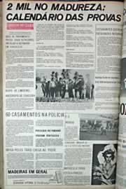 Página do jornal Correio do Ceará de dezembro de 1971