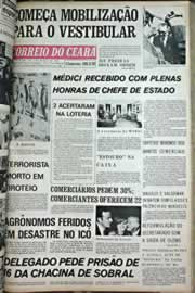 Página do jornal Correio do Ceará de dezembro de 1971