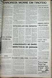 Página do jornal Correio do Ceará de dezembro de 1971
