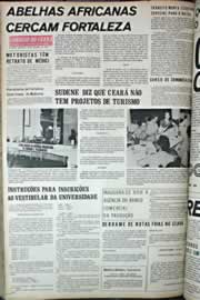 Página do jornal Correio do Ceará de dezembro de 1971