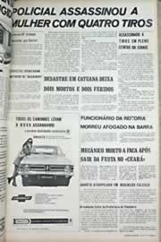 Página do jornal Correio do Ceará de dezembro de 1971