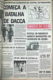 Página do jornal Correio do Ceará de dezembro de 1971