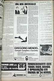 Página do jornal Correio do Ceará de dezembro de 1971