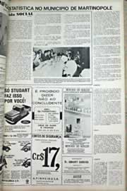 Página do jornal Correio do Ceará de dezembro de 1971