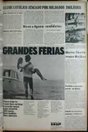 Página do jornal Correio do Ceará de janeiro de 1972