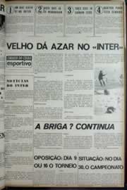 Página do jornal Correio do Ceará de janeiro de 1972