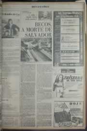 Página do jornal Correio do Ceará de janeiro de 1972
