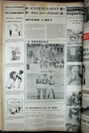Página do jornal Correio do Ceará de janeiro de 1972