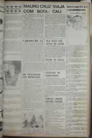 Página do jornal Correio do Ceará de janeiro de 1972