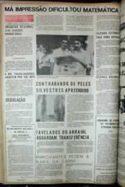 Página do jornal Correio do Ceará de janeiro de 1972