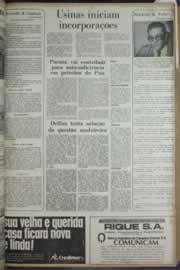 Página do jornal Correio do Ceará de janeiro de 1972