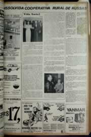 Página do jornal Correio do Ceará de janeiro de 1972