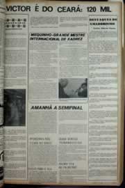 Página do jornal Correio do Ceará de janeiro de 1972
